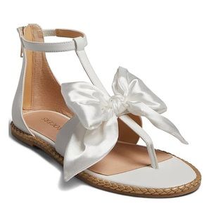 Jack Rogers - Heidi Satin Bow T-Strap Sandals